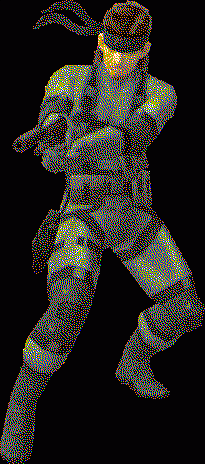 solid snake dithered image